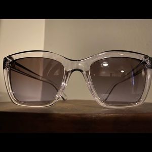 Ralph Lauren Clear Frame Sun Glasses Like New